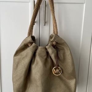 Michael Kors Gold Bucket style purse